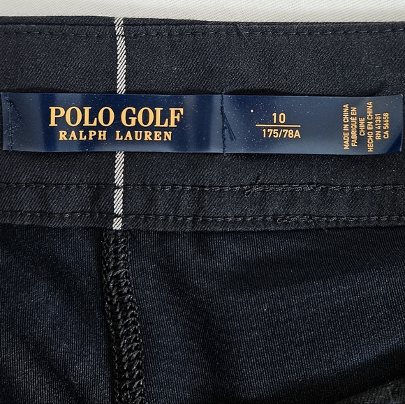 Polo Golf Ralph Lauren Plaid Pleated Golf Skort in Black / Gray Size 10 - Picture 9 of 11